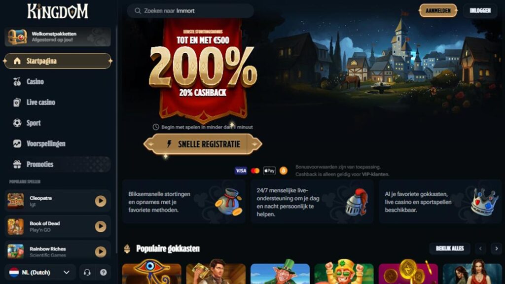 ervaringen met online casino belgie kingdom